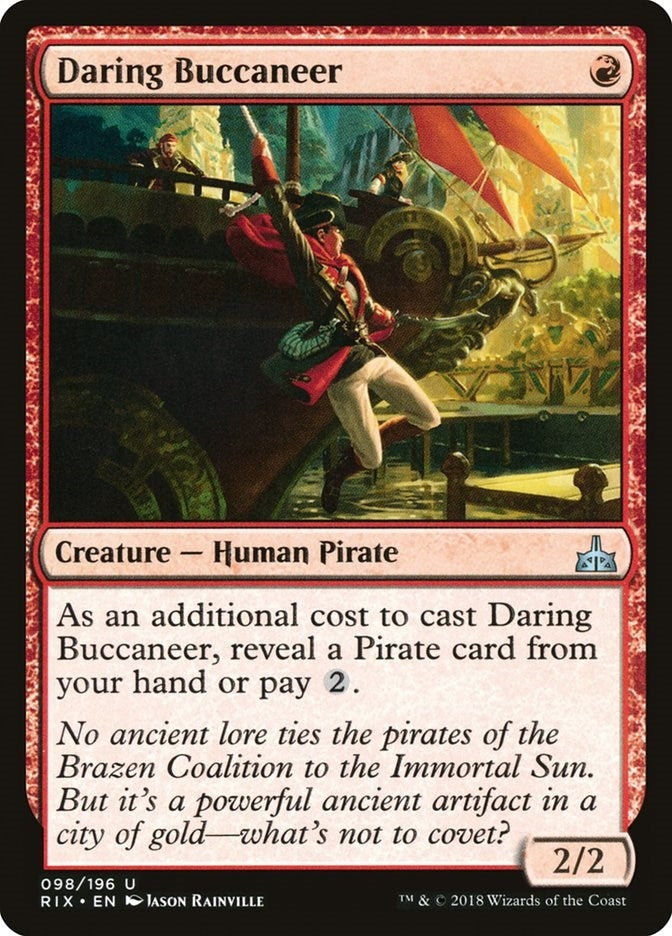Daring Buccaneer (98) [RIX] - MTG Single