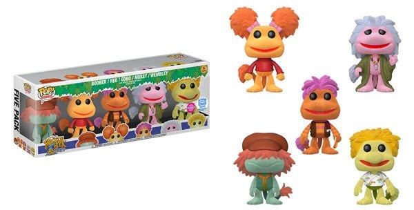 Fraggle Rock: Boober Red Gobo Mokey and Wembley 5-pack (Flocked) (Limited Edition) (Funko Shop Exclusive) [POP!]