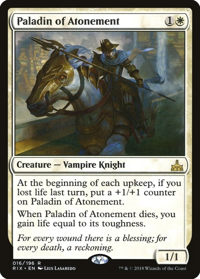 Paladin of Atonement (16) [RIX] - MTG Single