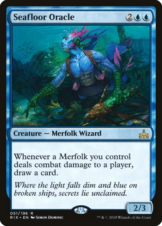 Seafloor Oracle (51) [RIX] - MTG Single