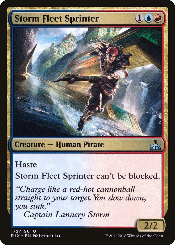 Storm Fleet Sprinter (172) [RIX] - MTG Single