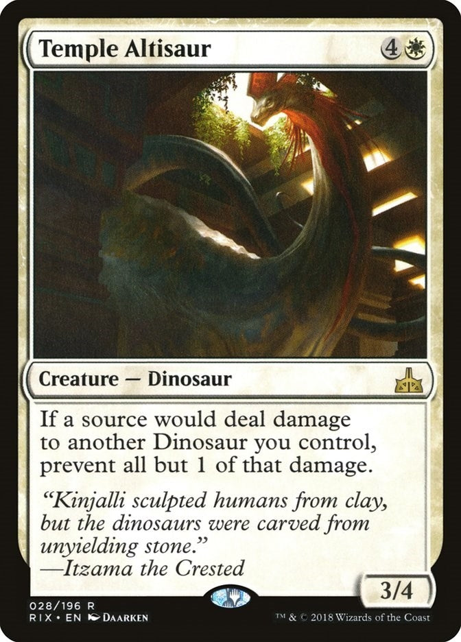 Temple Altisaur (28) [RIX] - MTG Single