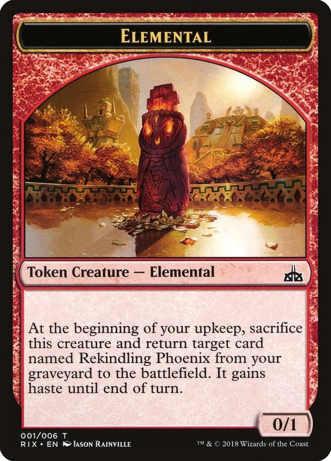 Elemental Token (001) (0) [RIX] - MTG Single