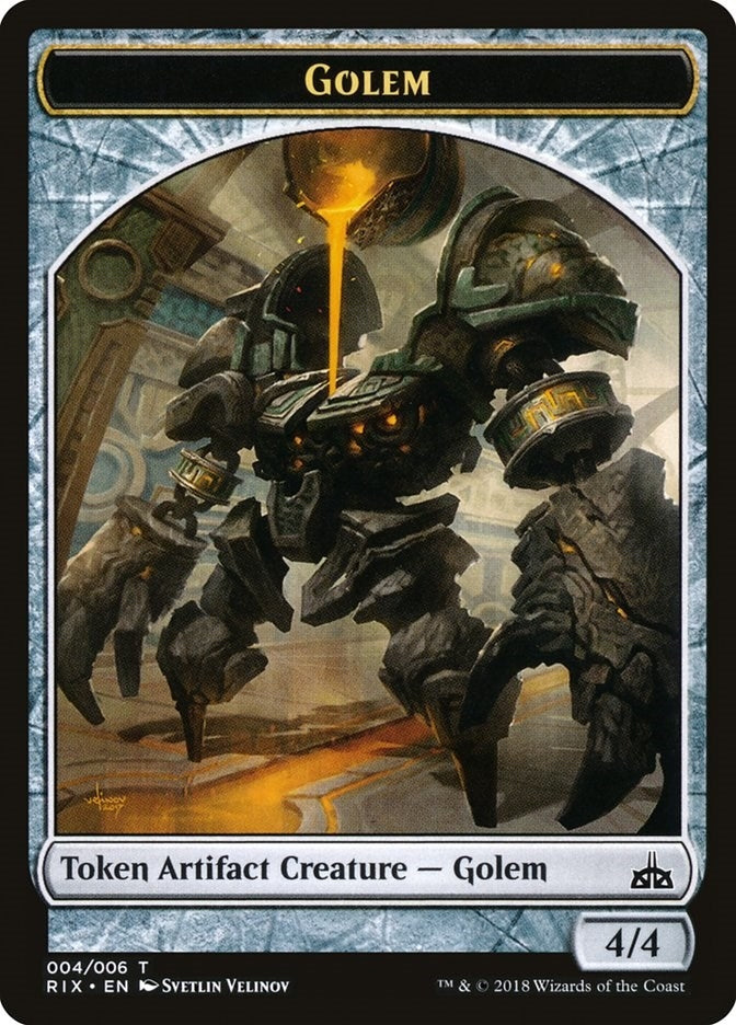 Golem Token (004) (0) [RIX] - MTG Single