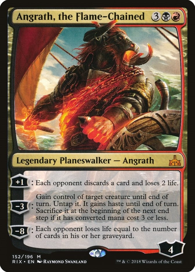 Angrath the Flame-Chained (152) [RIX] - MTG Single