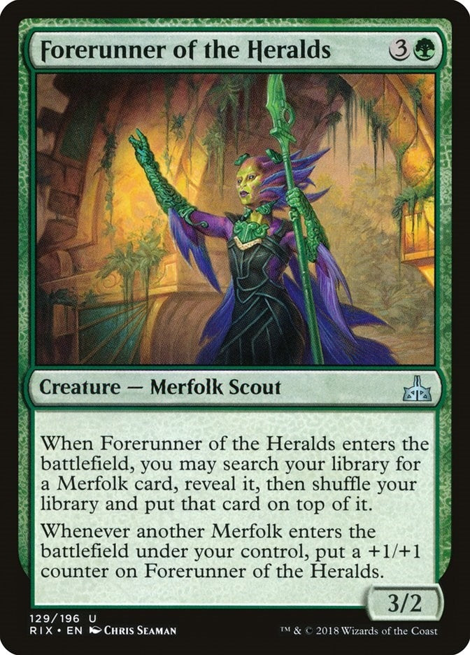 Forerunner of the Heralds (129) [RIX] - MTG Single