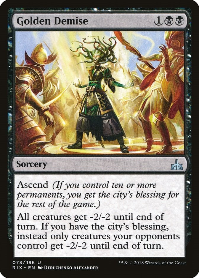 Golden Demise (73) [RIX] - MTG Single