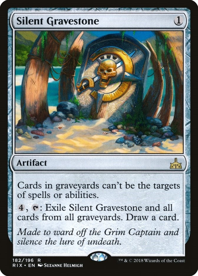 Silent Gravestone (182) [RIX] - MTG Single