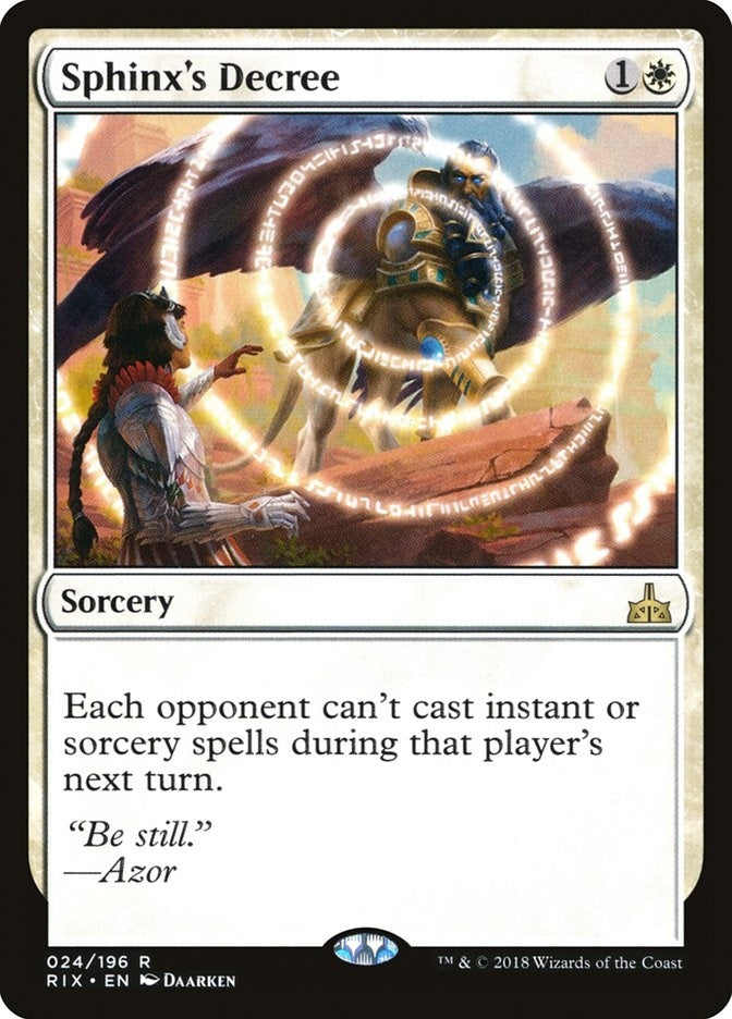 Sphinx’s Decree (24) [RIX] - MTG Single
