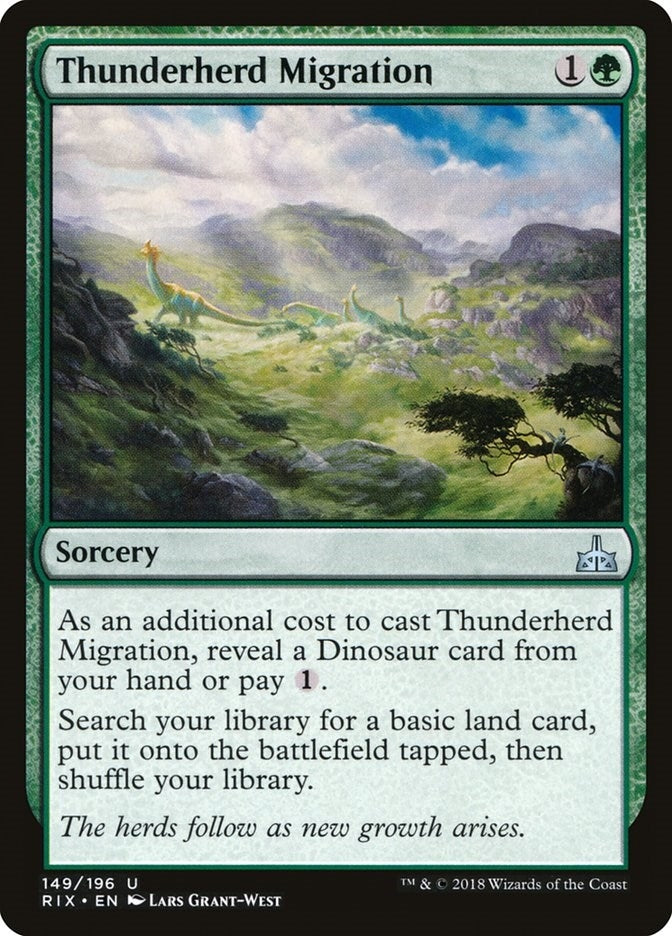 Thunderherd Migration (149) [RIX] - MTG Single