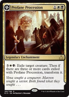 Profane Procession (166) [RIX] - MTG Single