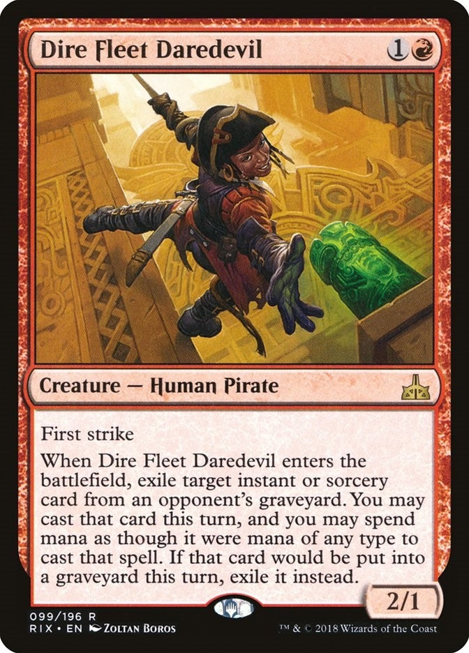 Dire Fleet Daredevil (99) [RIX] - MTG Single