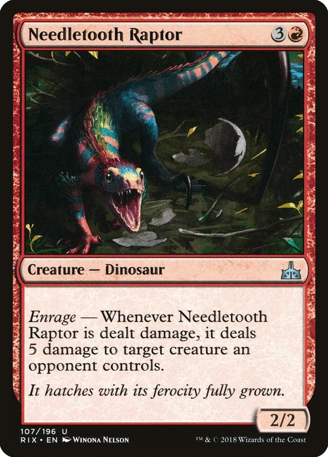 Needletooth Raptor (107) [RIX] - MTG Single