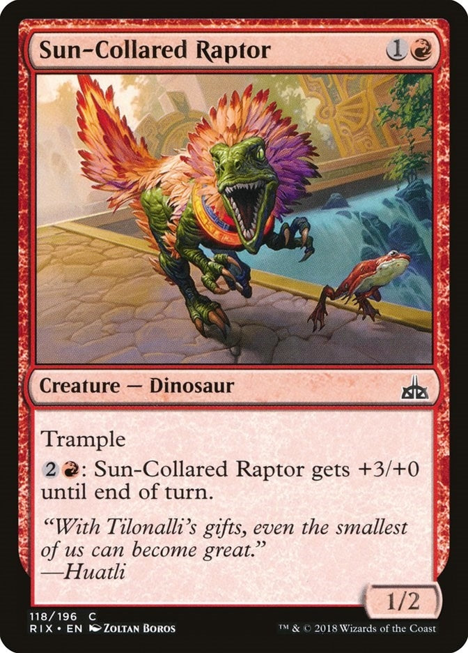 Sun-Collared Raptor (118) [RIX] - MTG Single