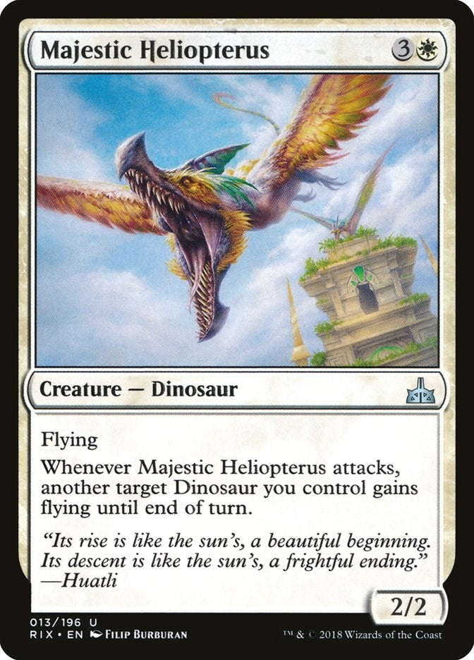 Majestic Heliopterus (13) [RIX] - MTG Single
