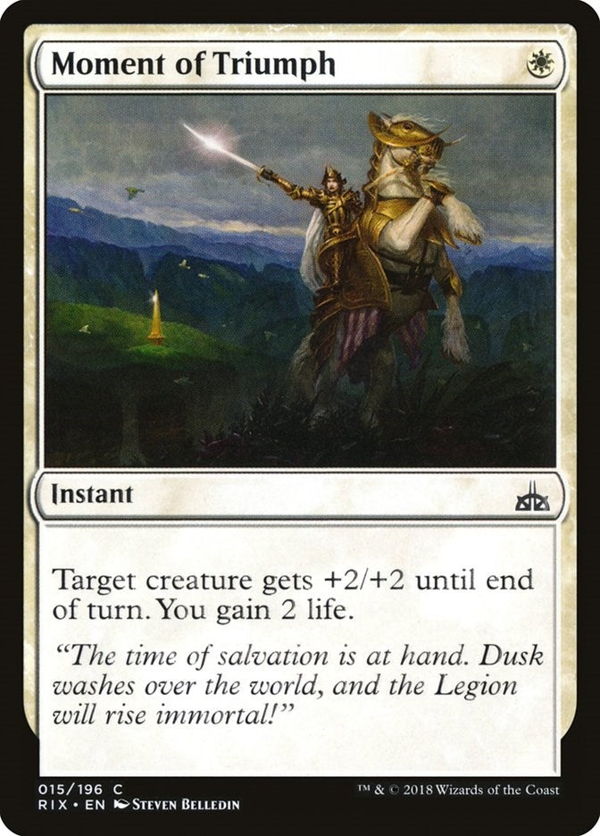 Moment of Triumph (15) [RIX] - MTG Single