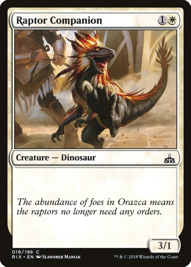 Raptor Companion (19) [RIX] - MTG Single