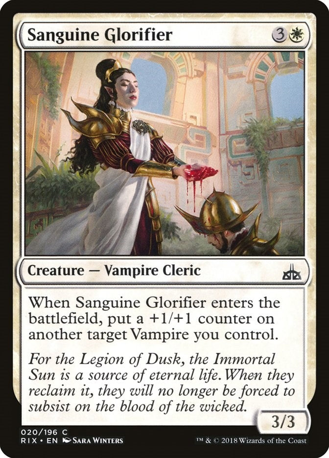 Sanguine Glorifier (20) [RIX] - MTG Single