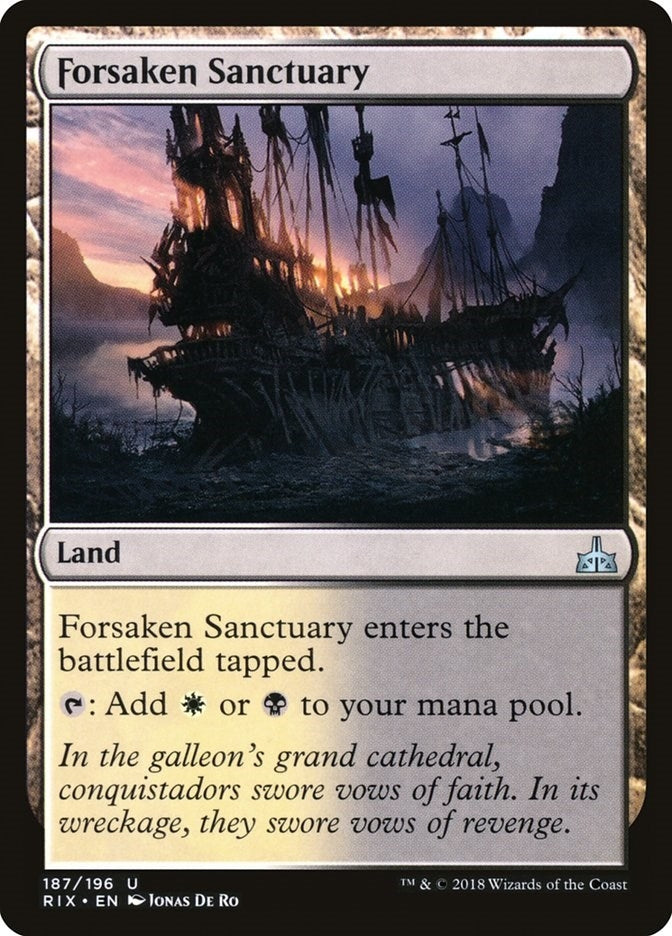 Forsaken Sanctuary (187) [RIX] - MTG Single