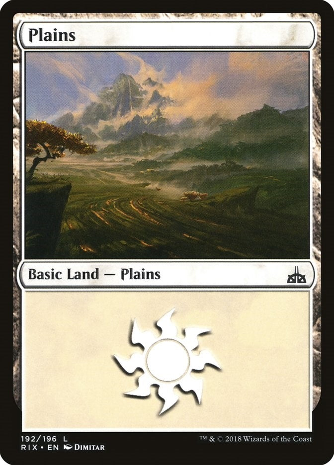 Plains (192) [RIX] - MTG Single