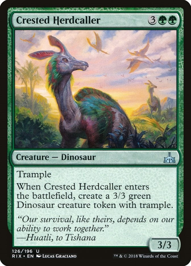 Crested Herdcaller (126) [RIX] - MTG Single