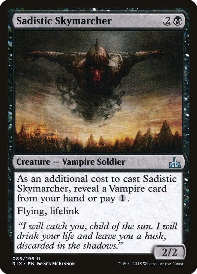 Sadistic Skymarcher (85) [RIX] - MTG Single