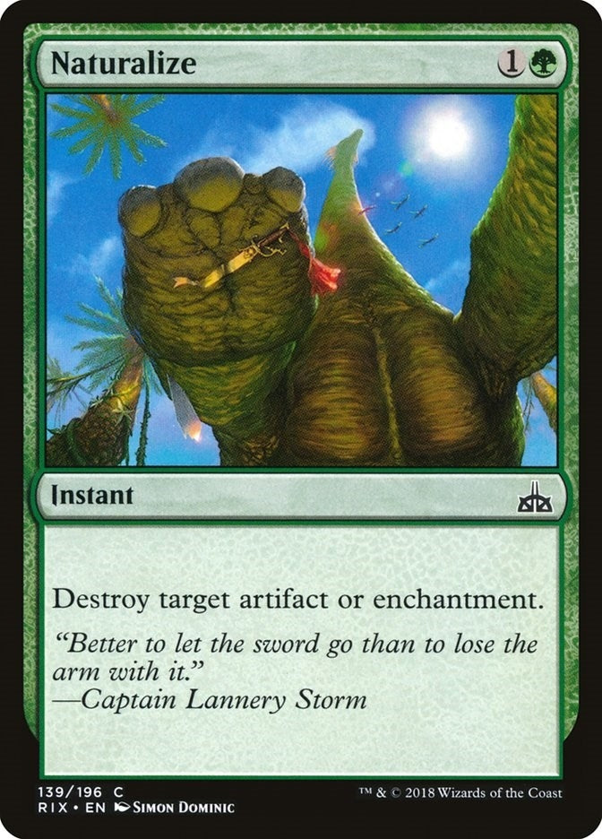 Naturalize (139) [RIX] - MTG Single