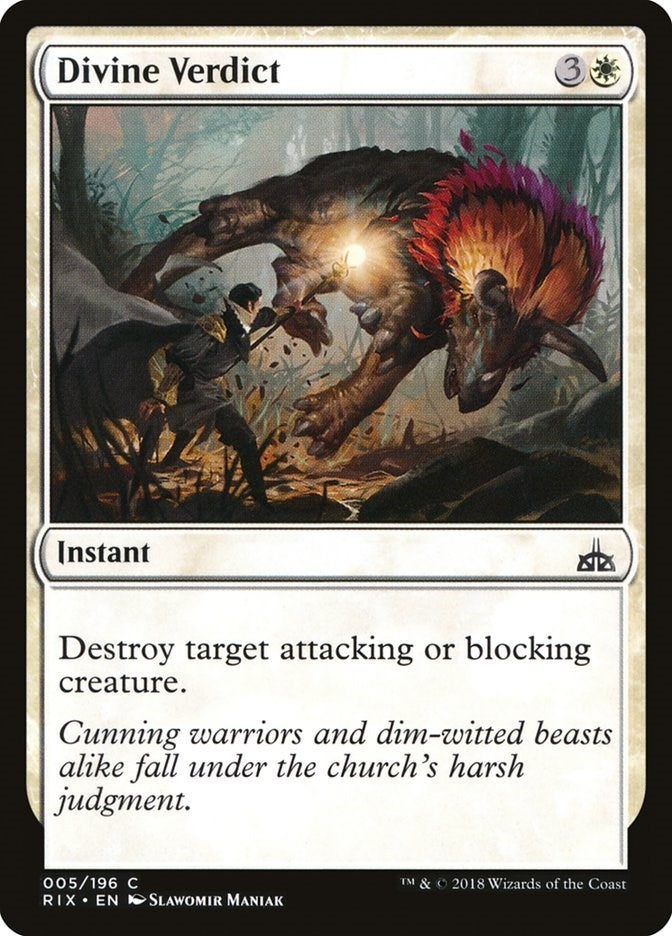 Divine Verdict (5) [RIX] - MTG Single