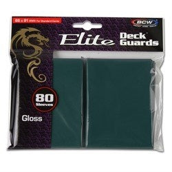 Image for Elite Deck Guards - Glossy Standard - Teal (80-Pack) - Card Sleeves
