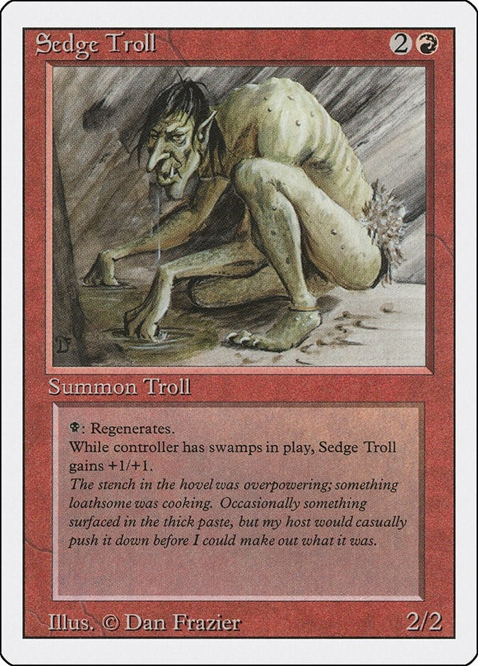 Sedge Troll [3ED] - MTG Single