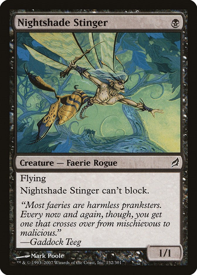 Nightshade Stinger (132) [LRW] - MTG Single