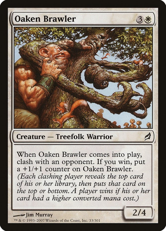 Oaken Brawler (33) [LRW] - MTG Single