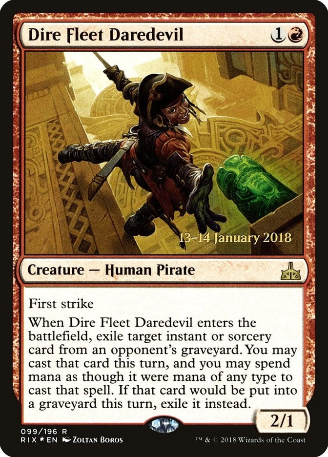 Dire Fleet Daredevil (99) [PRE] - MTG Single