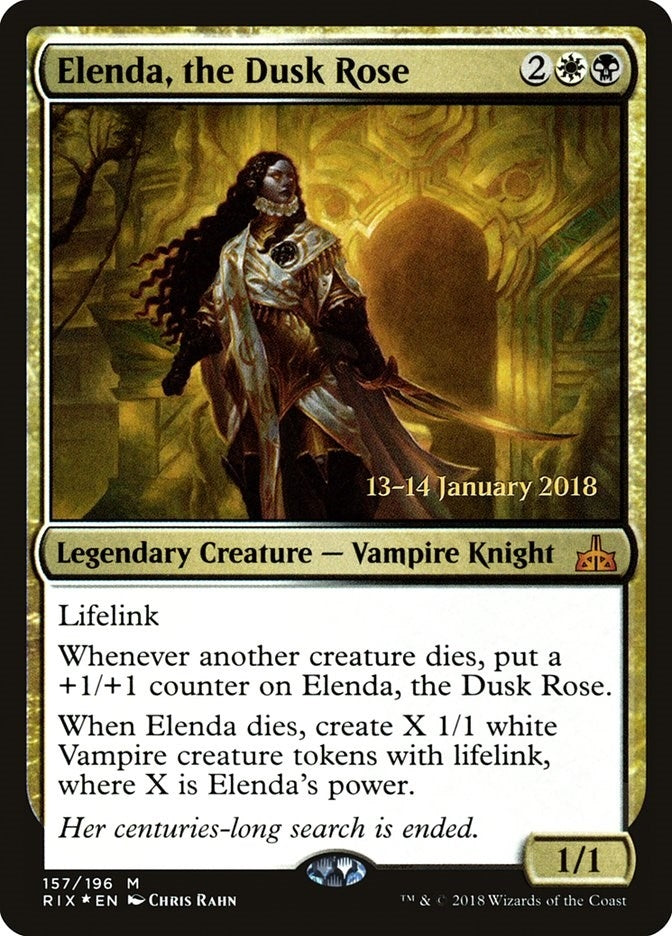 Elenda the Dusk Rose (157) [PRE] - MTG Single