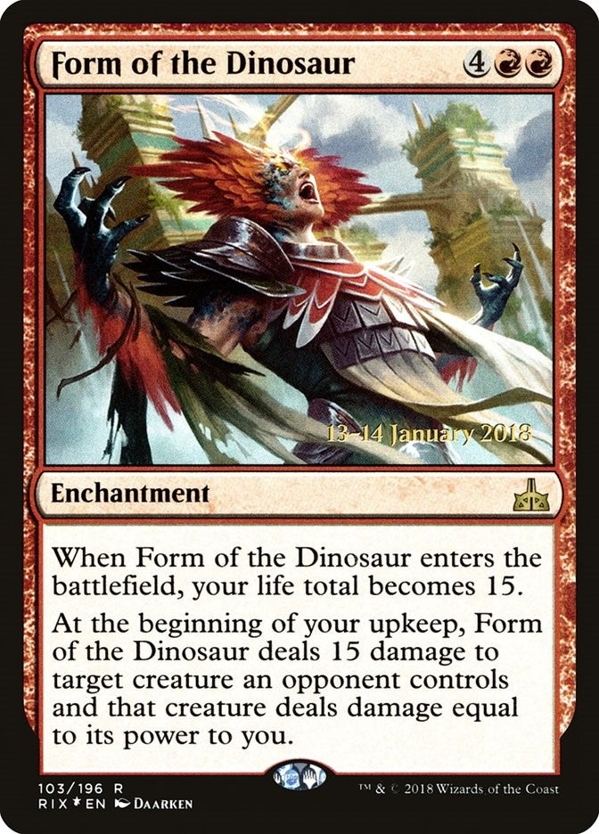 Form of the Dinosaur (103) [PRE] - MTG Single