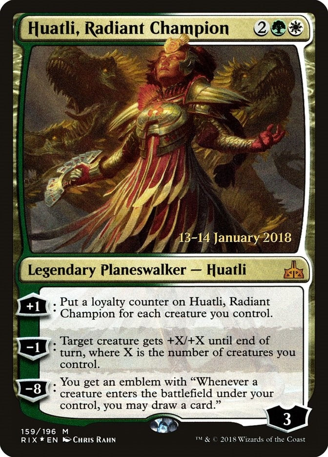 Huatli Radiant Champion (159) [PRE] - MTG Single