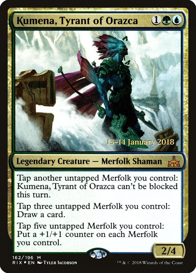 Kumena Tyrant of Orazca (162) [PRE] - MTG Single