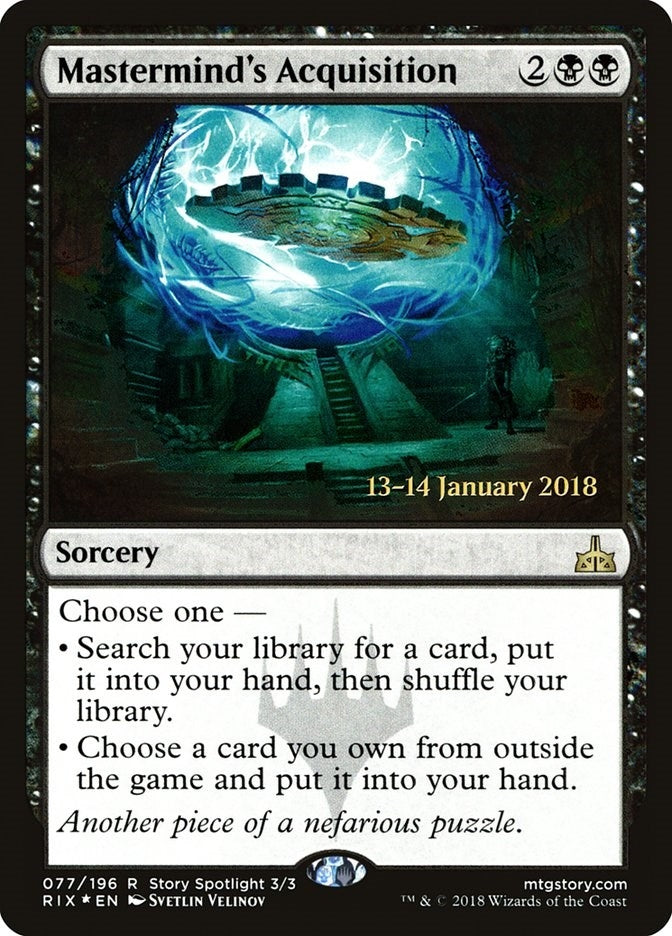 Mastermind’s Acquisition (77) [PRE] - MTG Single