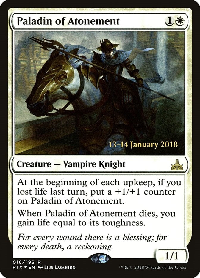 Paladin of Atonement (16) [PRE] - MTG Single