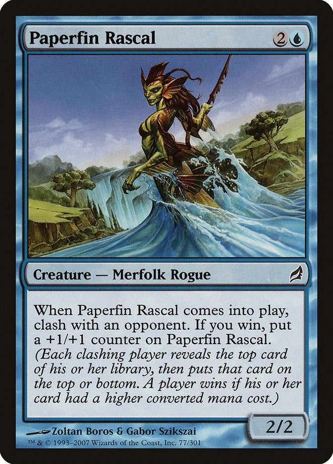 Paperfin Rascal (77) [LRW] - MTG Single