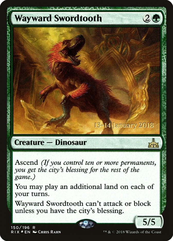 Wayward Swordtooth (150) [PRE] - MTG Single