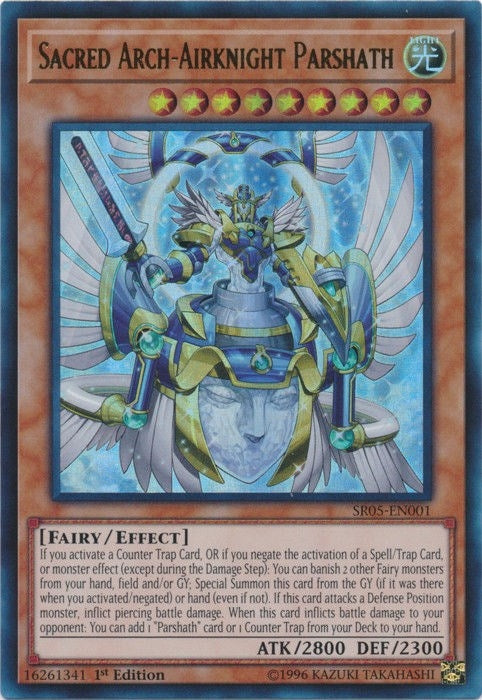 Sacred Arch-Airknight Parshath (5001) (SDWL) - YuGiOh Single