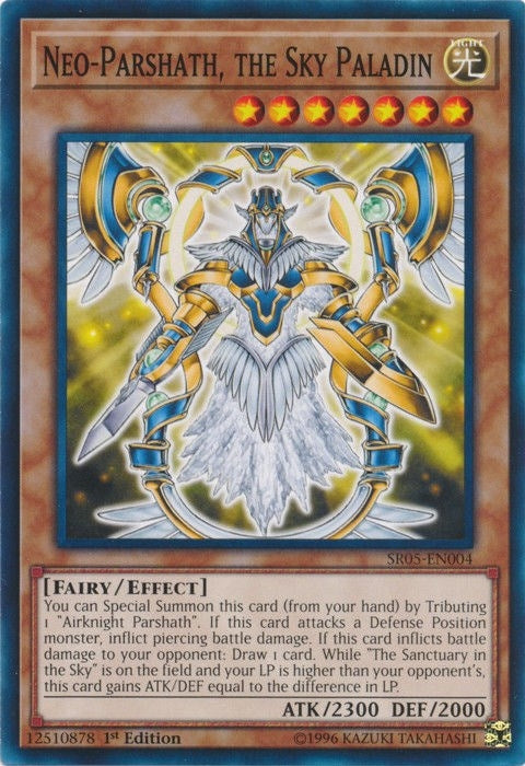 Neo-Parshath the Sky Paladin (5004) (SDWL) - YuGiOh Single