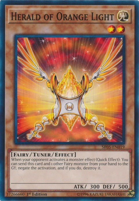 Herald of Orange Light (5019) (SDWL) - YuGiOh Single