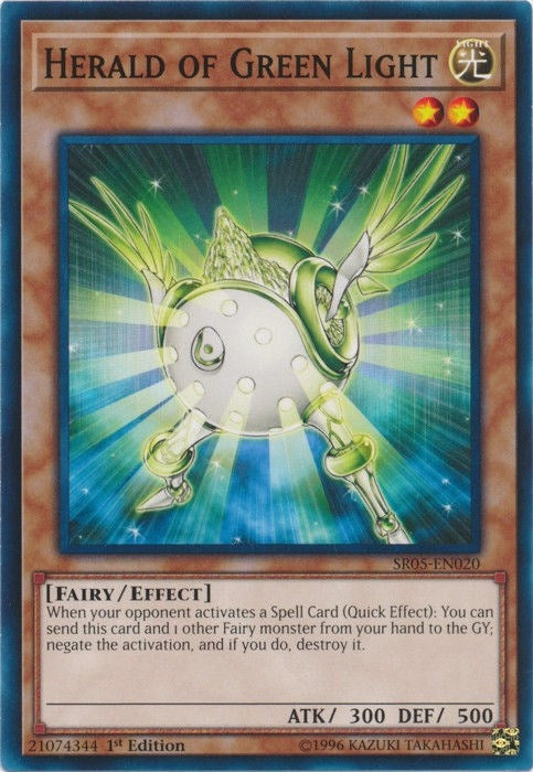 Herald of Green Light (5020) (SDWL) - YuGiOh Single