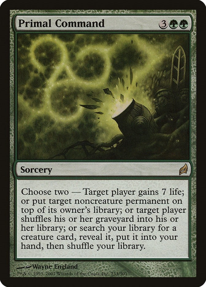 Primal Command (233) [LRW] - MTG Single