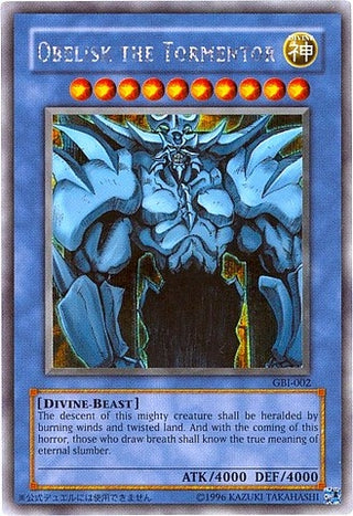 Obelisk the Tormentor (Secret Rare) (2) (GBI) - YuGiOh Single