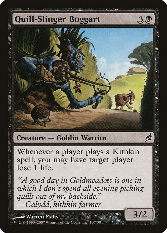 Quill-Slinger Boggart (137) [LRW] - MTG Single