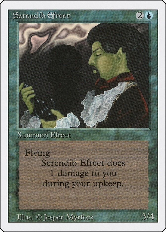Serendib Efreet [3ED] - MTG Single