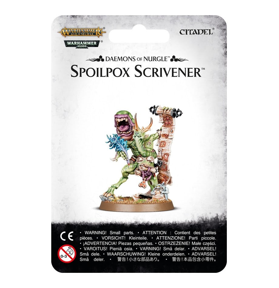 Warhammer: Age of Sigmar - Daemons of Nurgle: Spoilpox Scrivener - Herald of Nurgle [CLMP] - Warhammer Clampacks Sealed